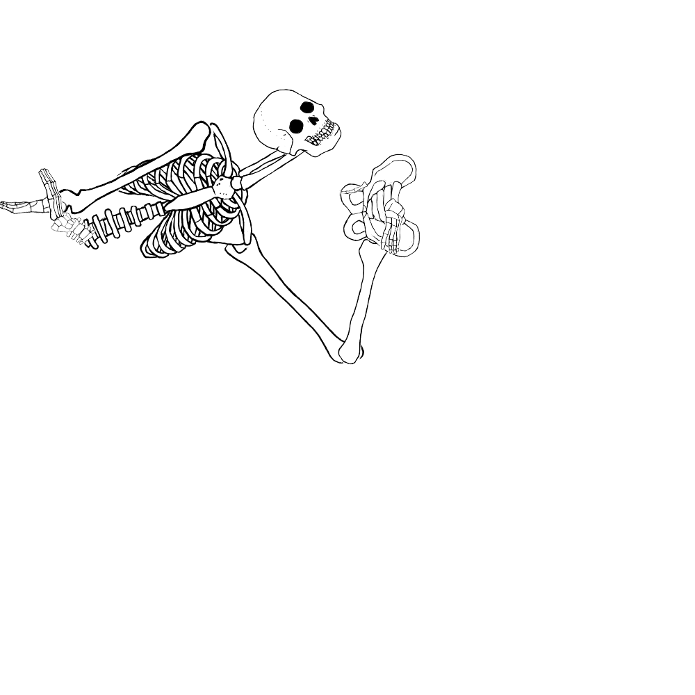 Dem bones dem bones dem – dry bones!