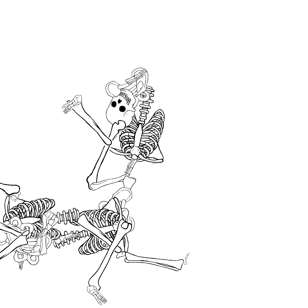 Dem bones dem bones dem – dry bones!