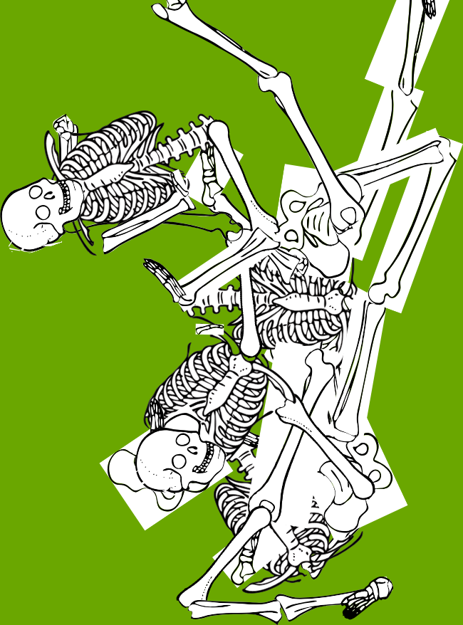 Dem bones dem bones dem – dry bones!