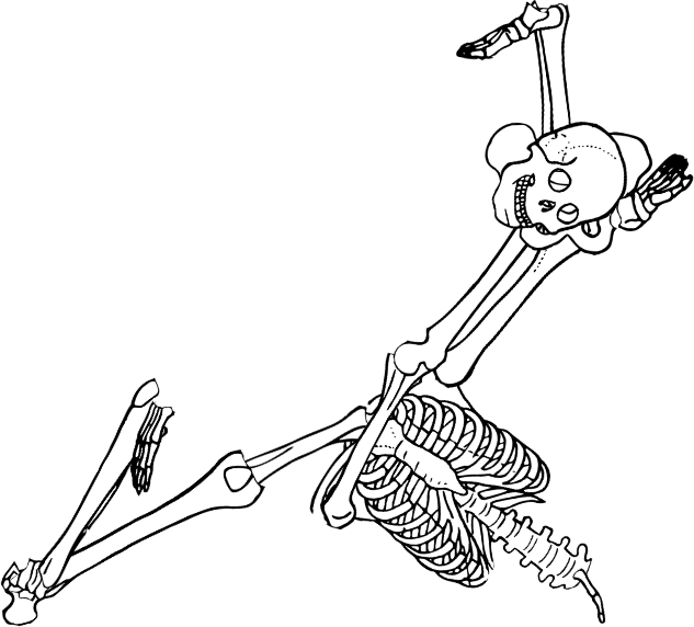 Dem bones dem bones dem – dry bones!