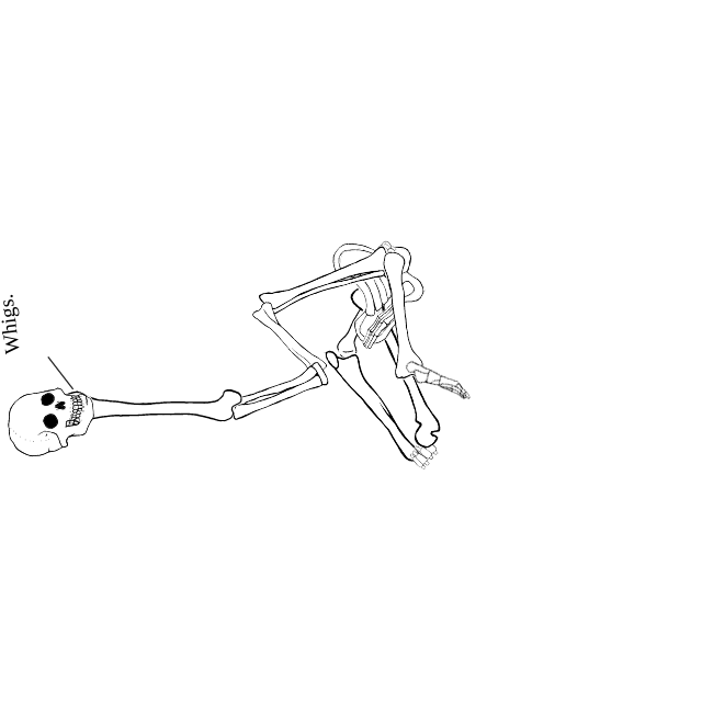 Dem bones dem bones dem – dry bones!