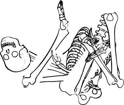 Dem bones dem bones dem – dry bones!
