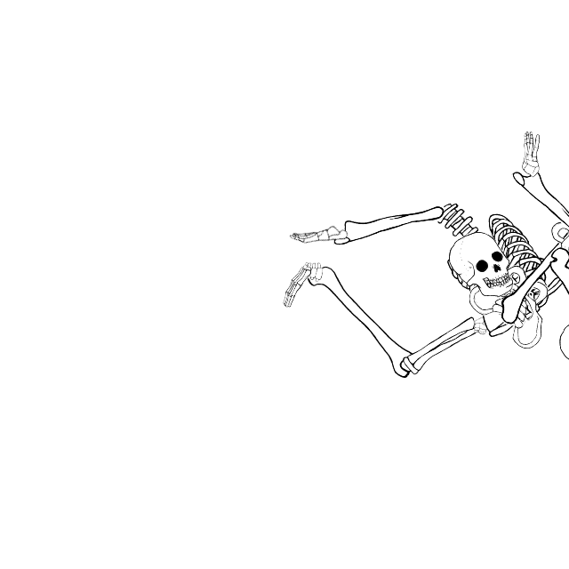 Dem bones dem bones dem – dry bones!