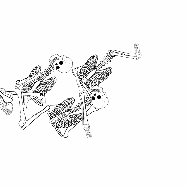 Dem bones dem bones dem – dry bones!