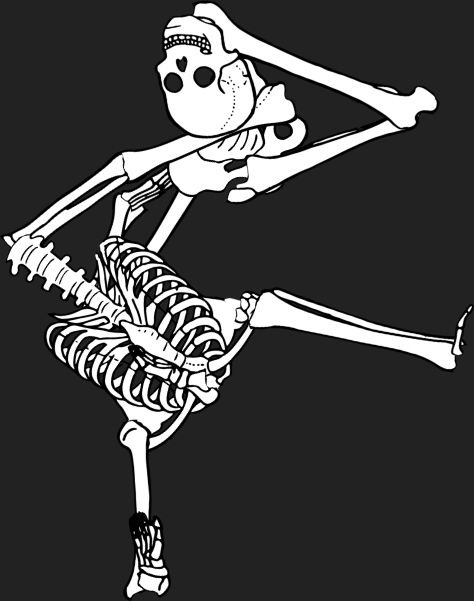 Dem bones dem bones dem – dry bones!