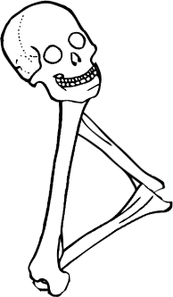 Dem bones dem bones dem – dry bones! Dem bones dem bones dem – extra bones!