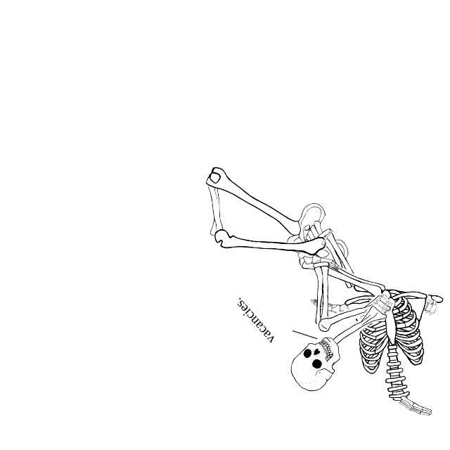 Dem bones dem bones dem – dry bones!