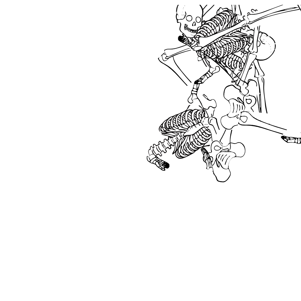 Dem bones dem bones dem – dry bones!