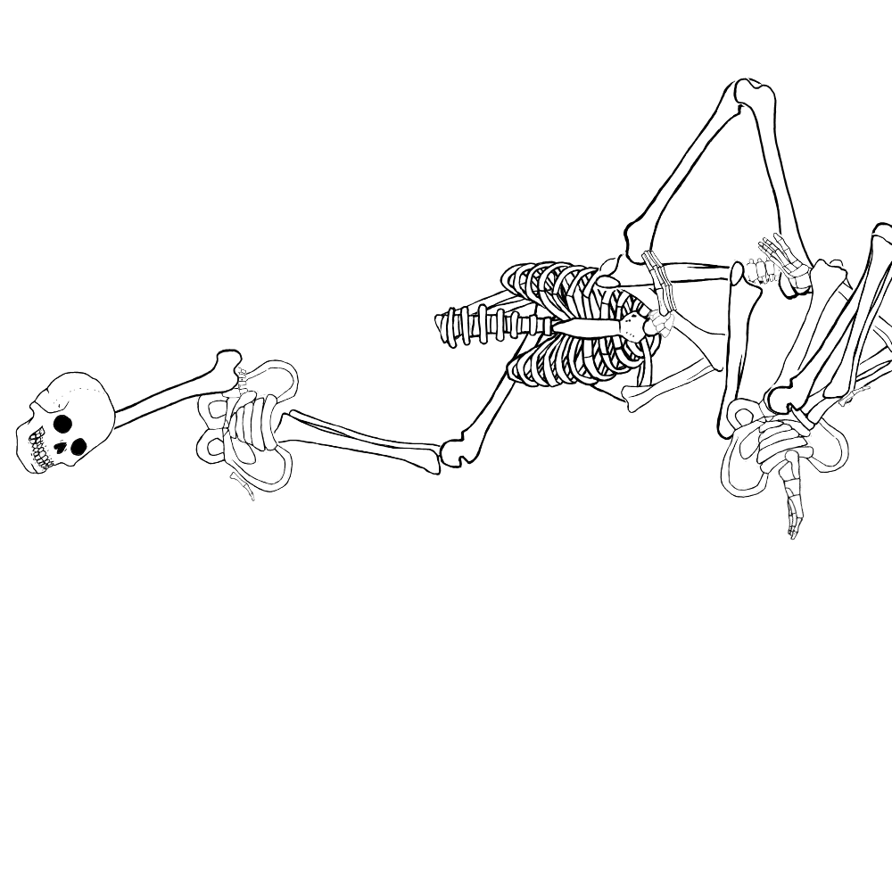 Dem bones dem bones dem – dry bones!