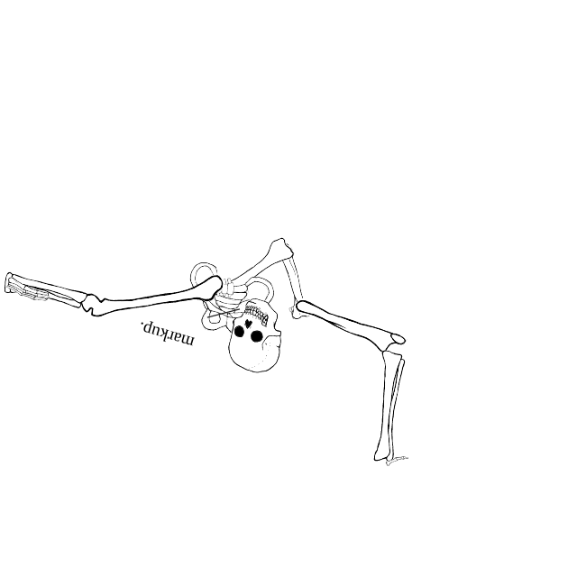 Dem bones dem bones dem – dry bones!