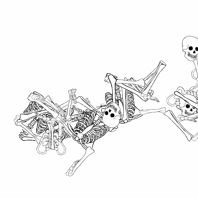 Dem bones dem bones dem – dry bones!