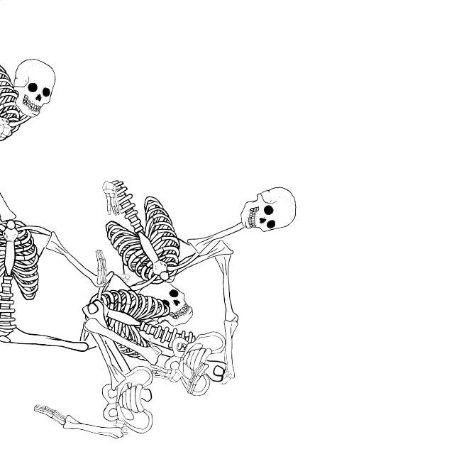 Dem bones dem bones dem – dry bones!