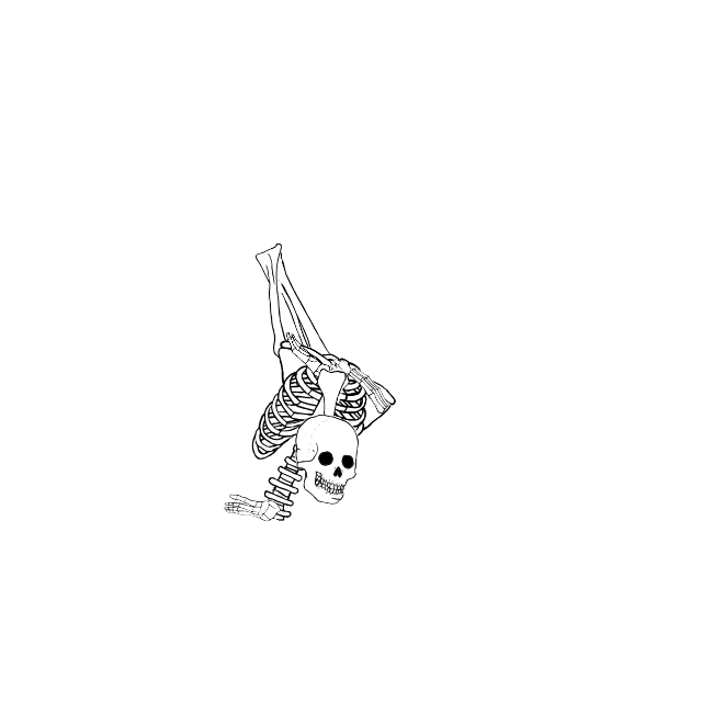 Dem bones dem bones dem – dry bones!