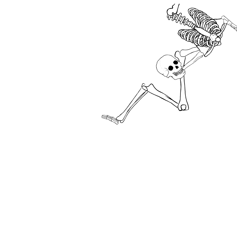 Dem bones dem bones dem – dry bones!