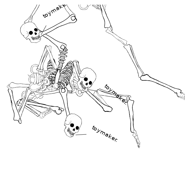 Dem bones dem bones dem – dry bones!