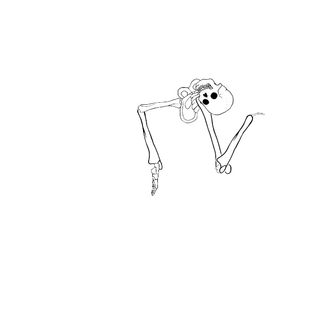 Dem bones dem bones dem – dry bones!