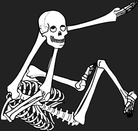 Dem bones dem bones dem – dry bones!