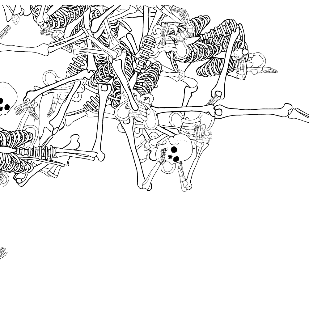 Dem bones dem bones dem – dry bones!