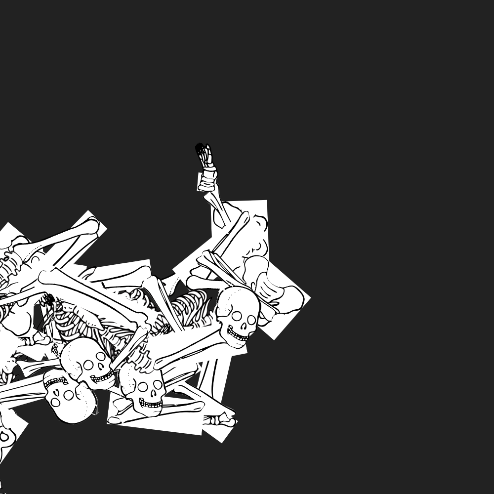 Dem bones dem bones dem – dry bones!