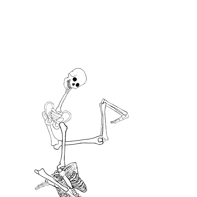 Dem bones dem bones dem – dry bones!