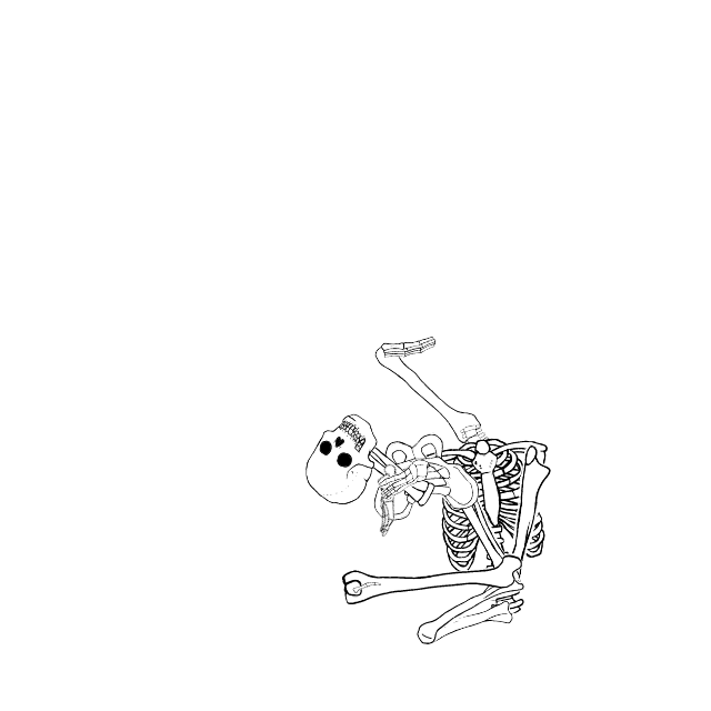 Dem bones dem bones dem – dry bones!