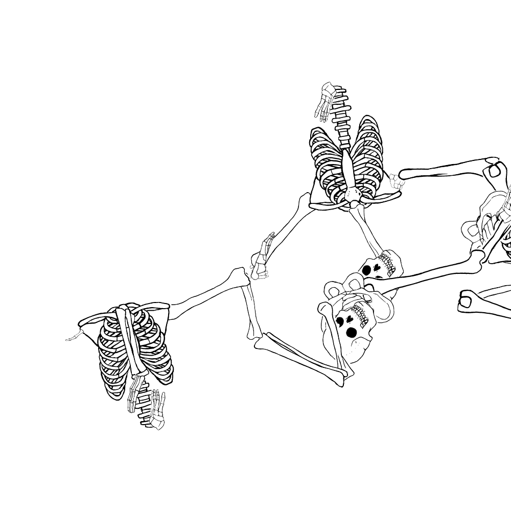Dem bones dem bones dem – dry bones!