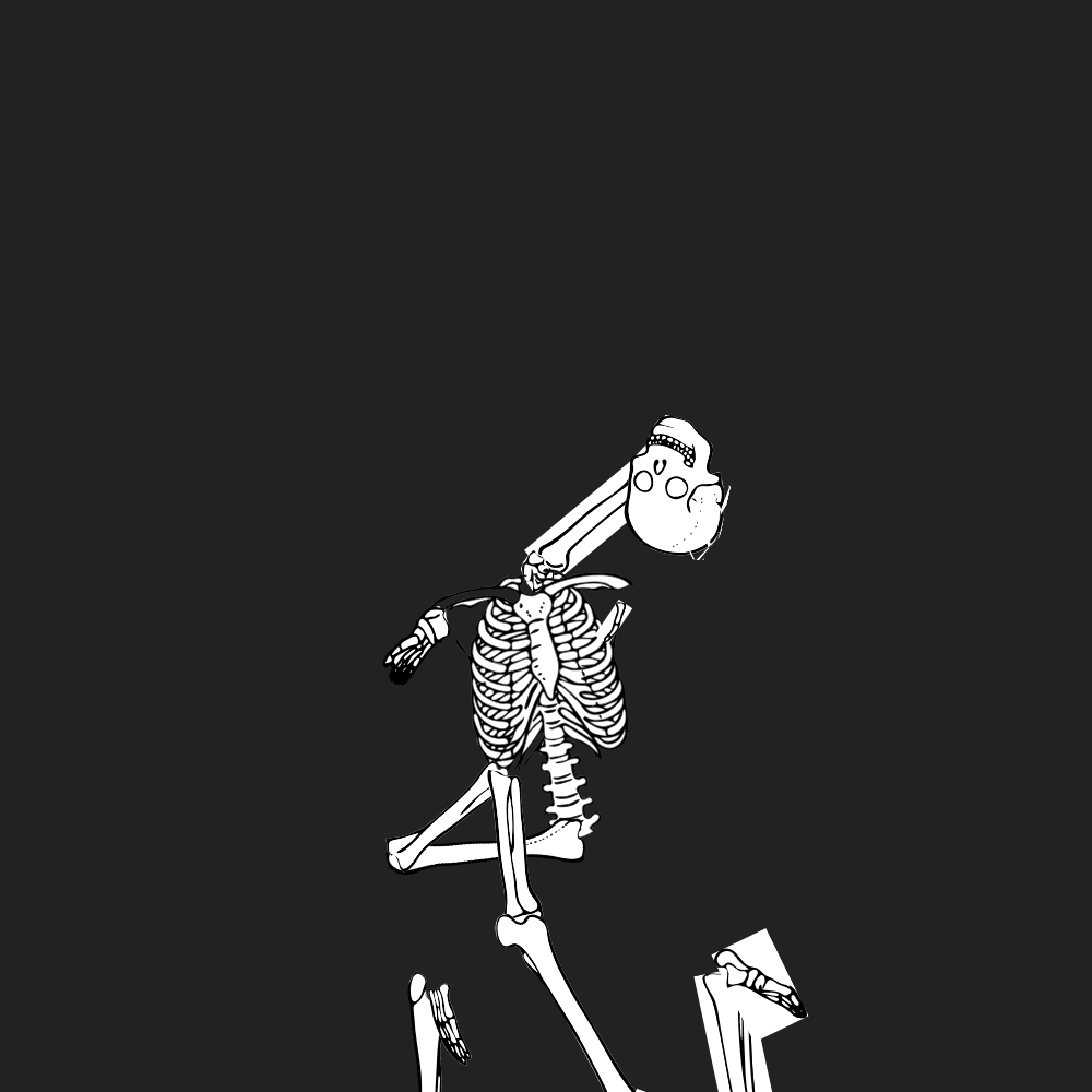 Dem bones dem bones dem – dry bones!