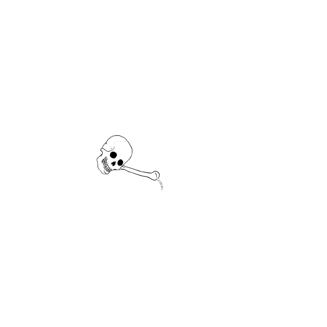 Dem bones dem bones dem – dry bones!