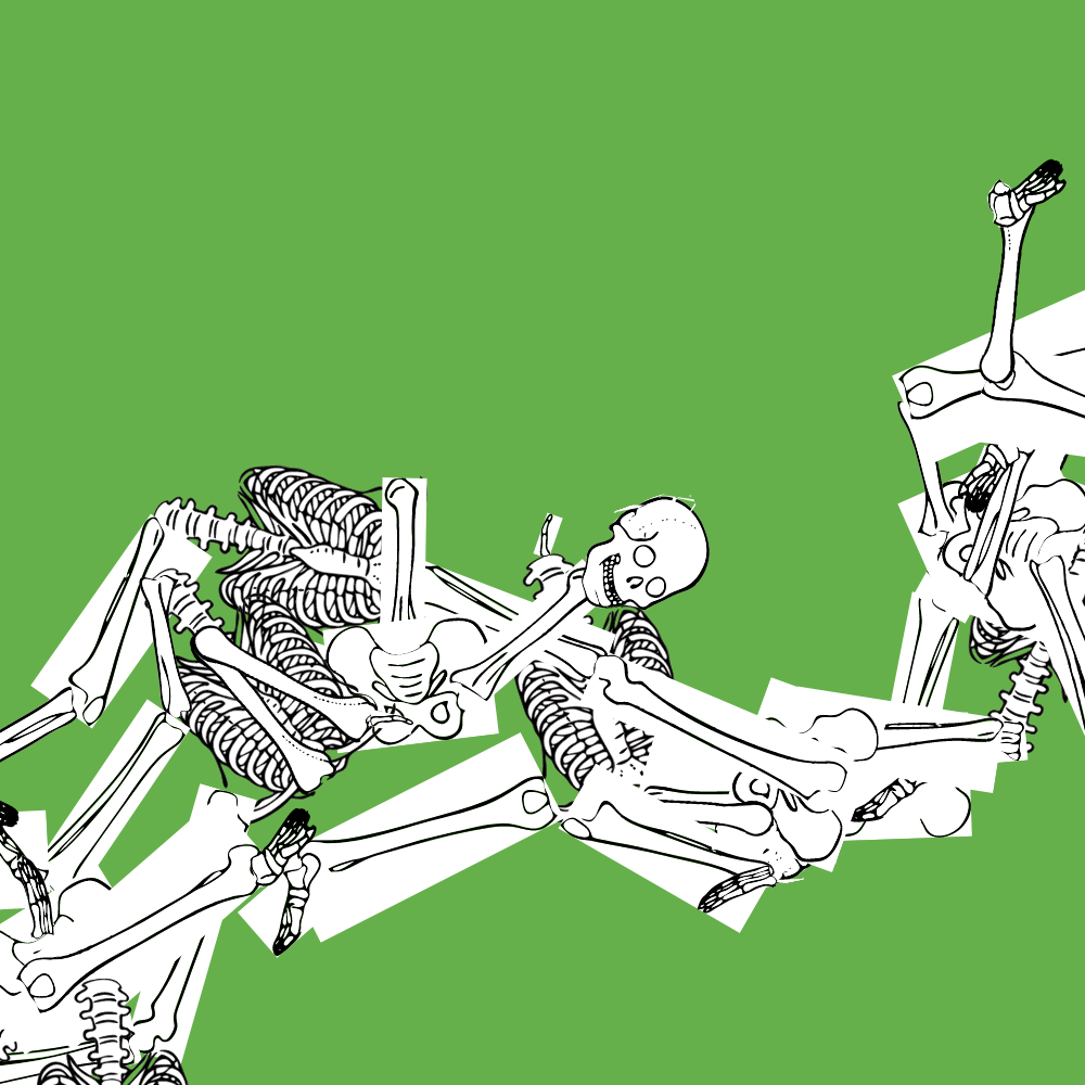 Dem bones dem bones dem – dry bones!