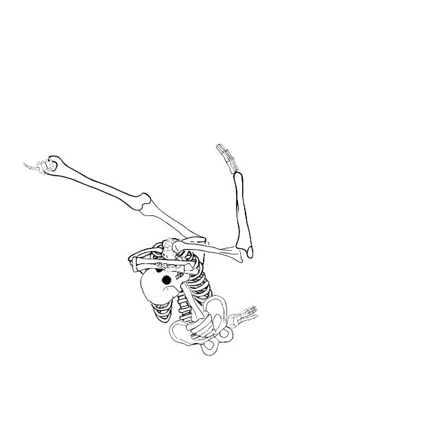 Dem bones dem bones dem – dry bones!