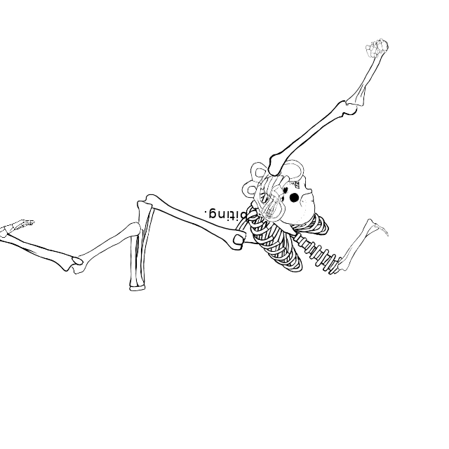 Dem bones dem bones dem – dry bones!
