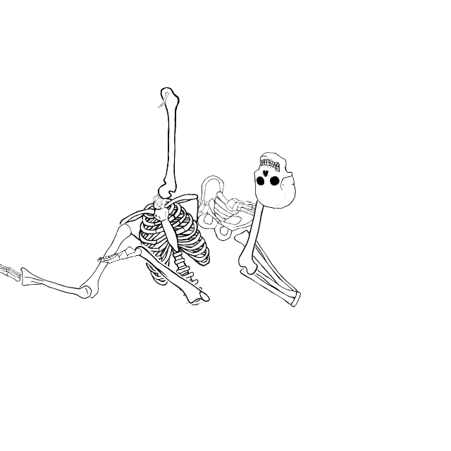 Dem bones dem bones dem – dry bones!