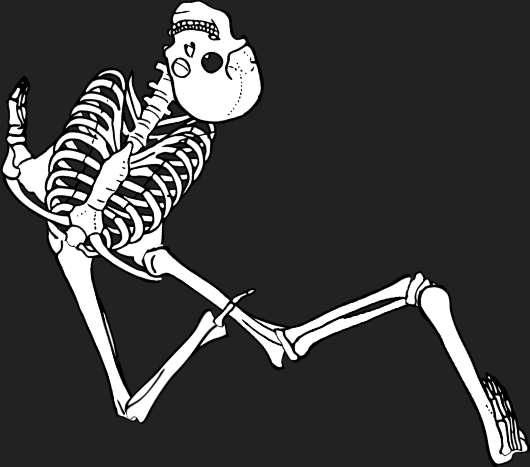 Dem bones dem bones dem – dry bones!