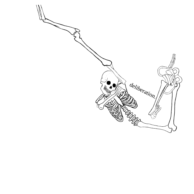 Dem bones dem bones dem – dry bones!