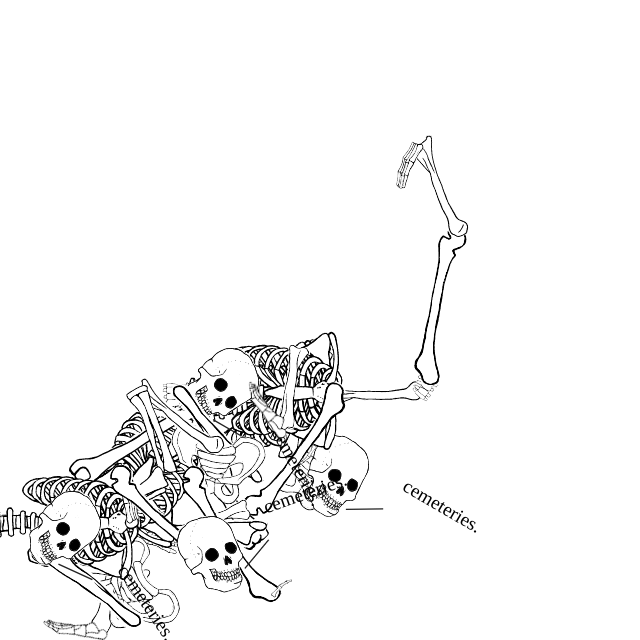 Dem bones dem bones dem – dry bones!