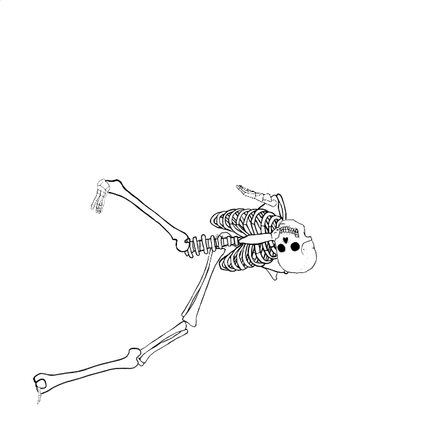 Dem bones dem bones dem – dry bones!