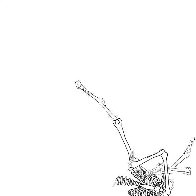 Dem bones dem bones dem – dry bones!