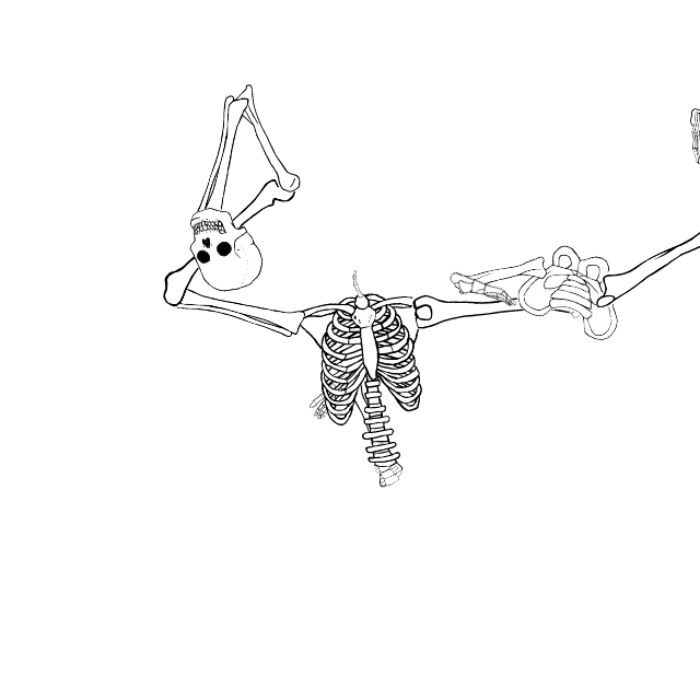 Dem bones dem bones dem – dry bones!