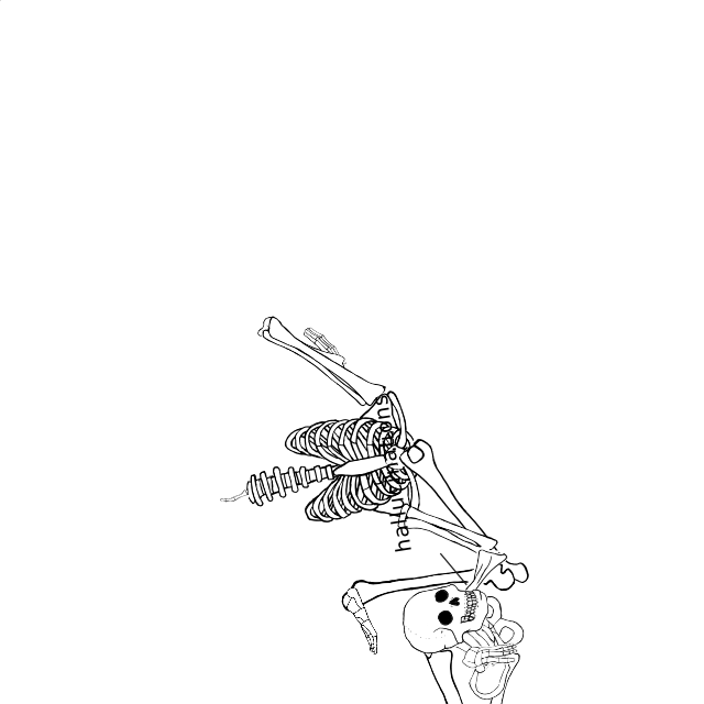 Dem bones dem bones dem – dry bones!