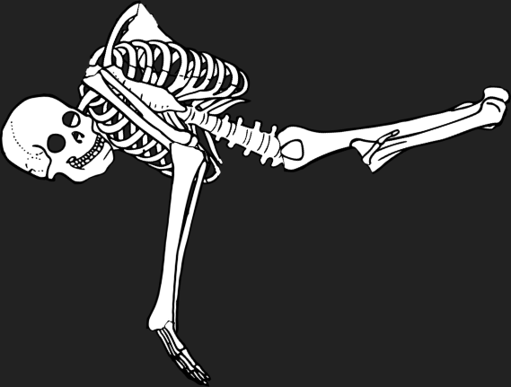 Dem bones dem bones dem – dry bones!