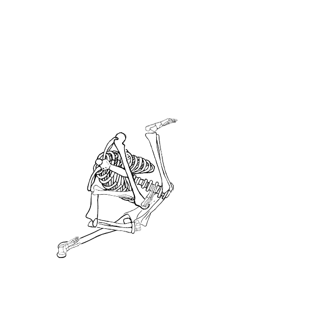 Dem bones dem bones dem – dry bones!