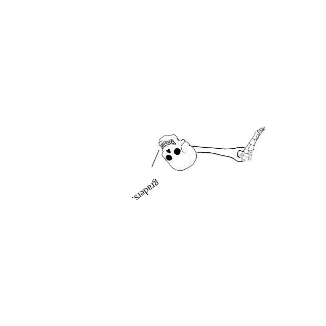 Dem bones dem bones dem – dry bones!