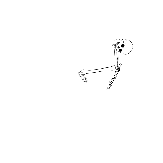 Dem bones dem bones dem – dry bones!