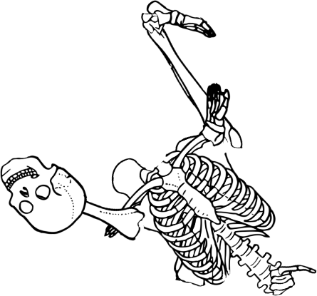 Dem bones dem bones dem – dry bones!