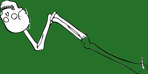 Dem bones dem bones dem – dry bones!