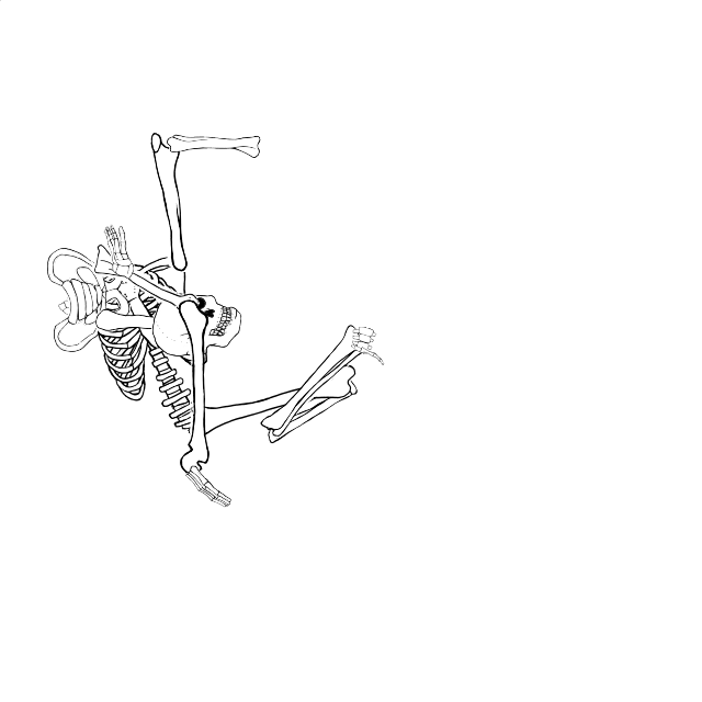 Dem bones dem bones dem – dry bones!