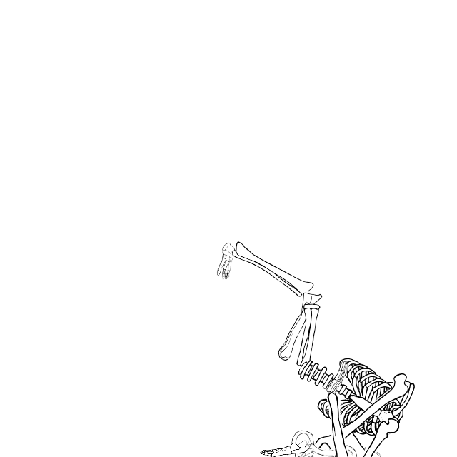 Dem bones dem bones dem – dry bones!