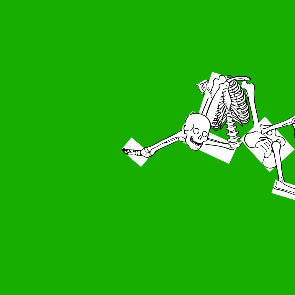 Dem bones dem bones dem – dry bones!