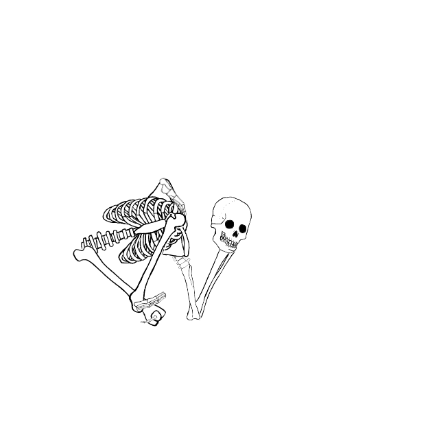 Dem bones dem bones dem – dry bones!
