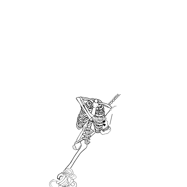 Dem bones dem bones dem – dry bones!